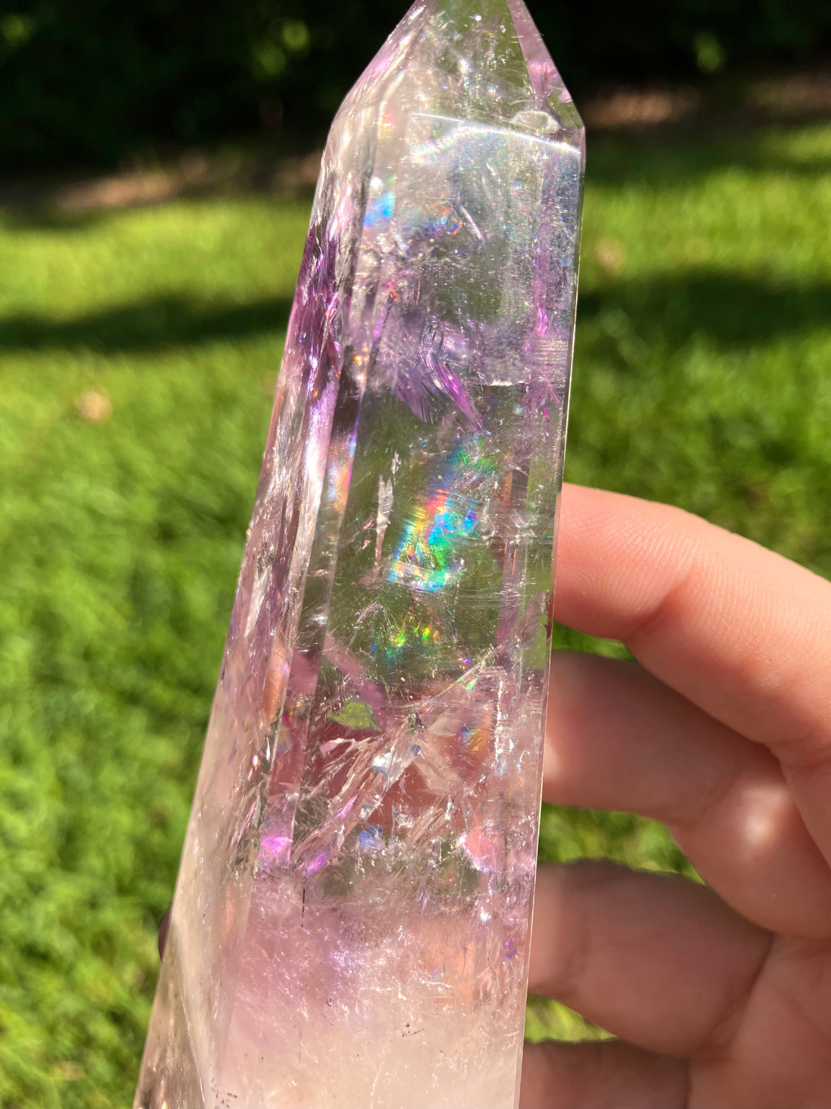 Phantom Amethyst Obelisk - High Quality - Brazil