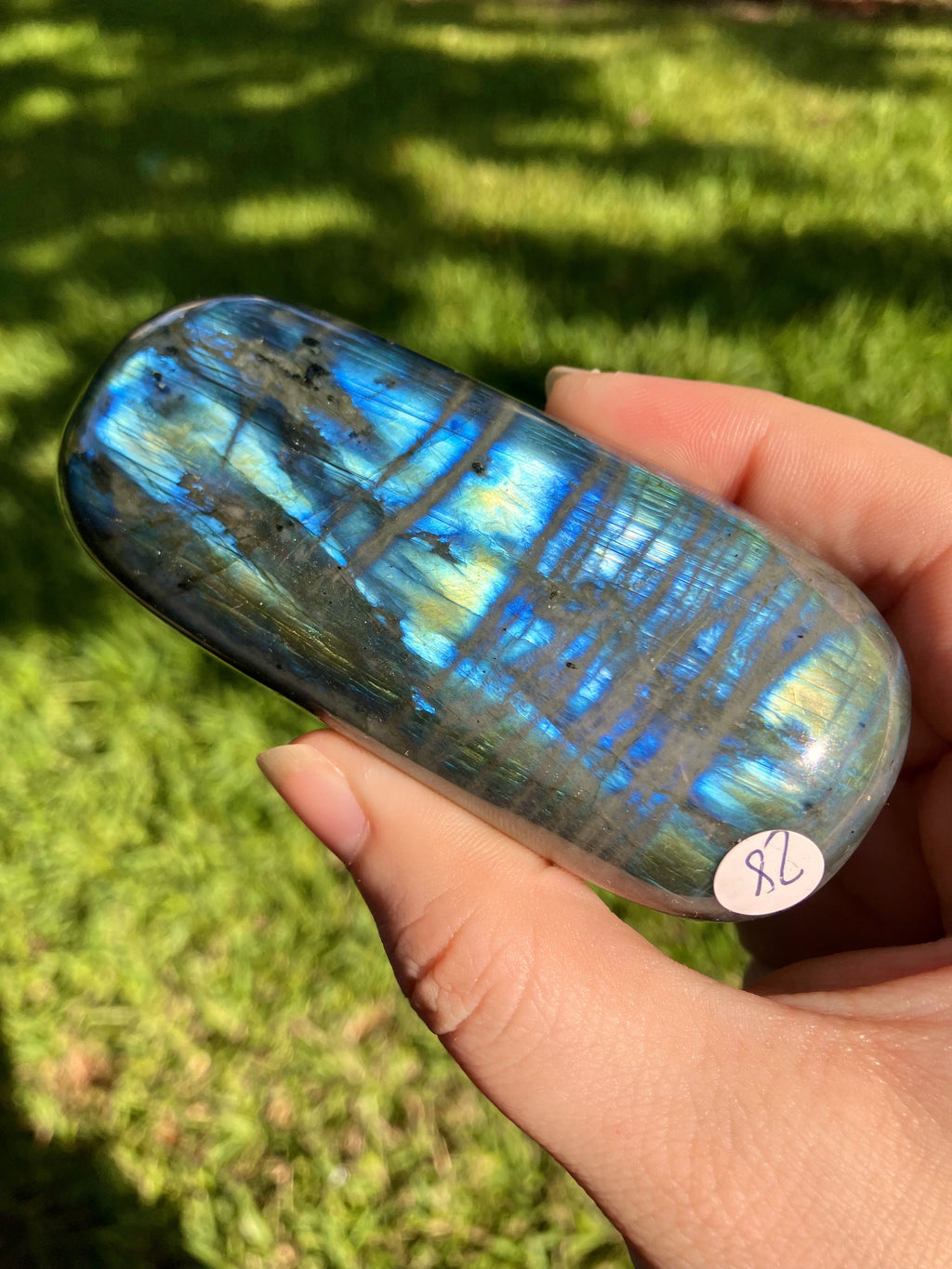 Labradorite Palm Stone