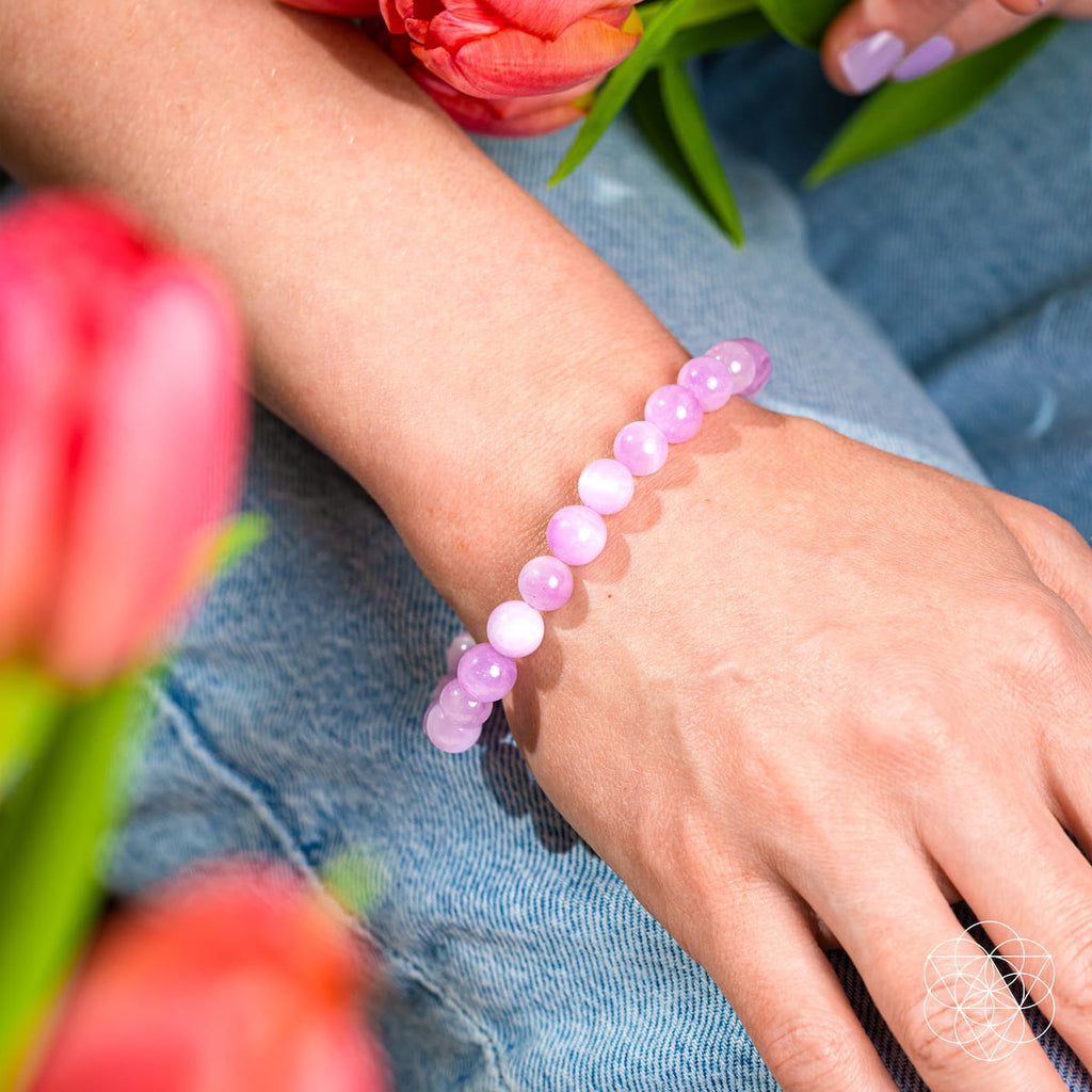 The Heart Reset - Rare Pink Kunzite Bracelet