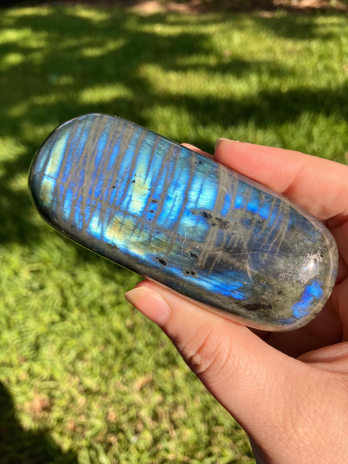 Labradorite Palm Stone